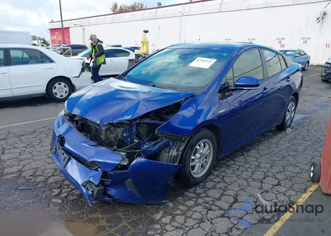 2017 Toyota Prius Two Eco z USA, uszkodzony, nr VIN JTDKARFU5H3528860